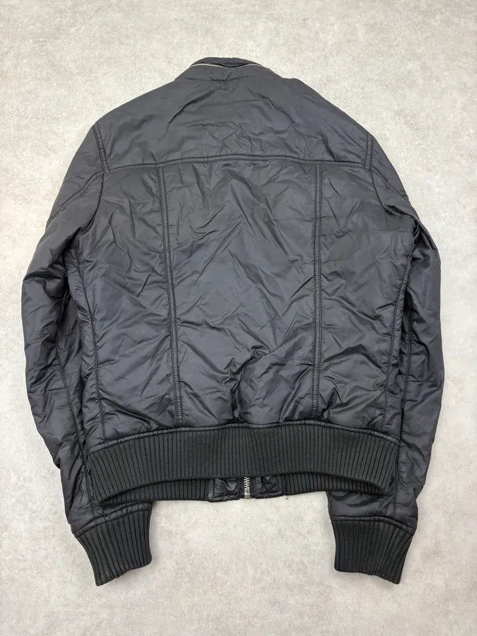 AW2003 Dolce & Gabbana Black Nylon Multi-Pocket Bomber Jacket ueJBDLJ 5