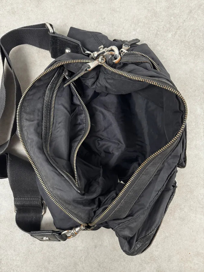 2000s Dolce & Gabbana Black Multi-Pocket Nylon Crossbody Bag ADDOTrL 8