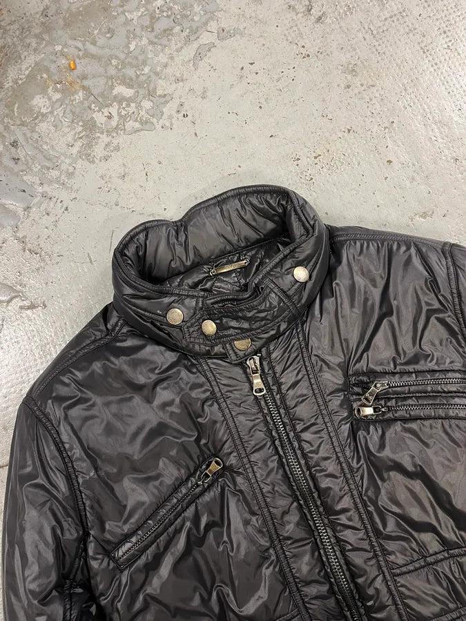 2000s Dolce & Gabbana Black Nylon Multi Zip Jacket EcKDZJG 3