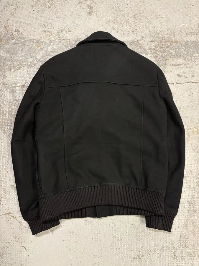 AW2006 Dolce & Gabbana Black Buttoned Premium Wool Jacket cyQGZVE 5