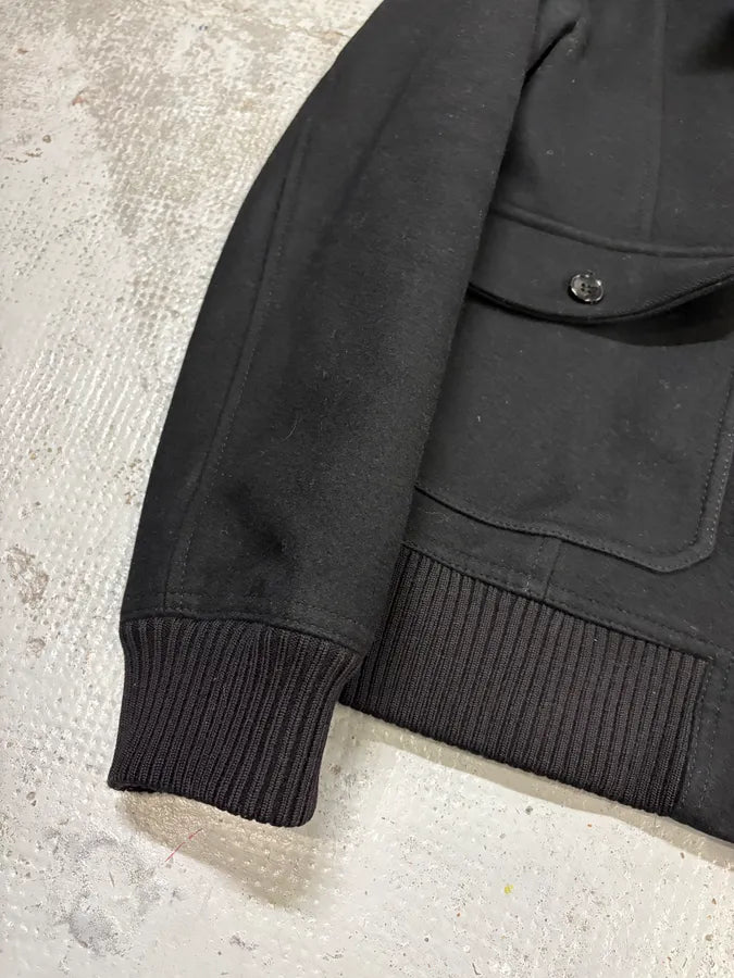 AW2006 Dolce & Gabbana Black Buttoned Premium Wool Jacket cyQGZVE 7