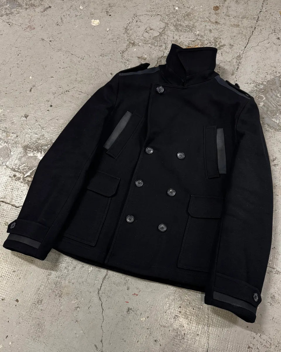 2000s Dolce & Gabbana Black Peacoat Jacket ScRyIms 2