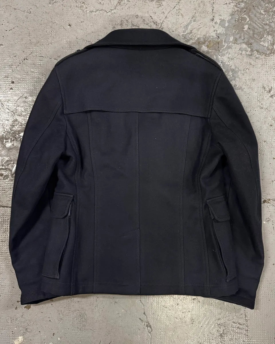 2000s Dolce & Gabbana Black Peacoat Jacket ScRyIms 3