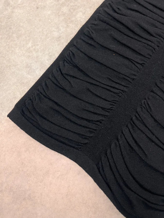 2000s Dolce & Gabbana Black Pleats Tank Top SzqINAl 4