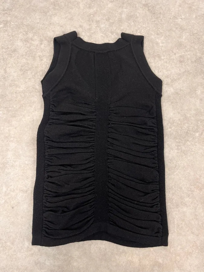 2000s Dolce & Gabbana Black Pleats Tank Top SzqINAl 5