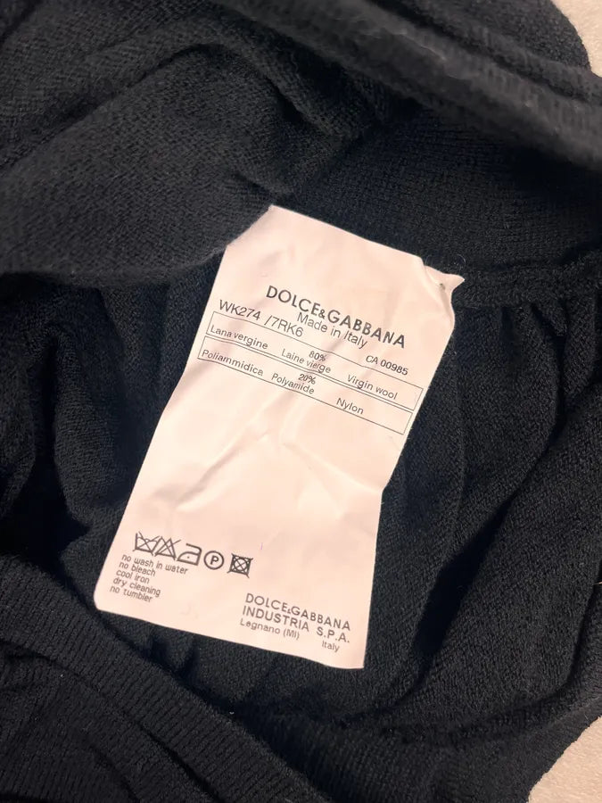 2000s Dolce & Gabbana Black Pleats Tank Top SzqINAl 7