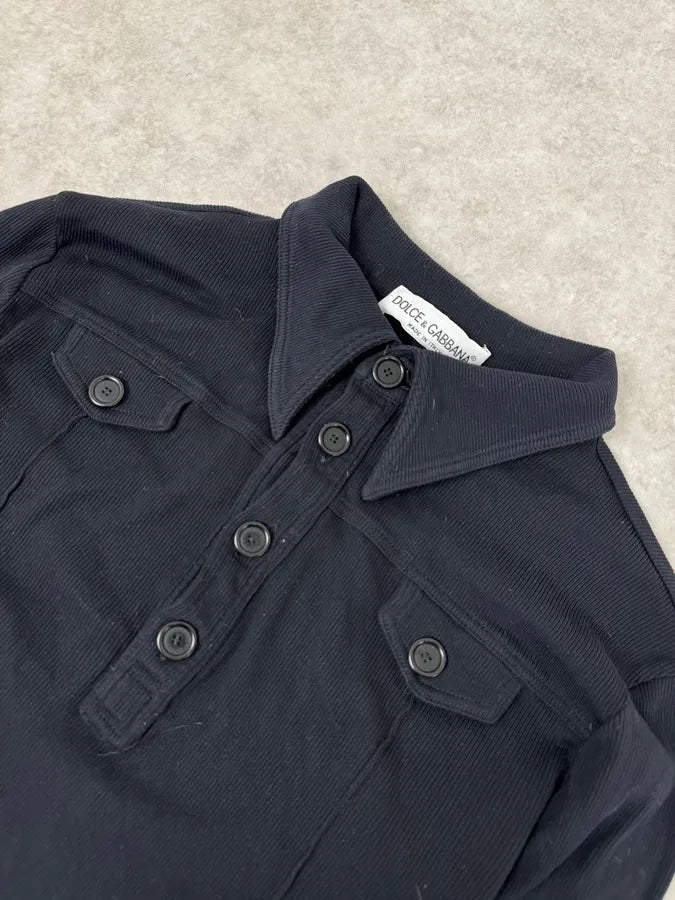 2000s Dolce & Gabbana Black Polo Longsleeves AVuszTN 4