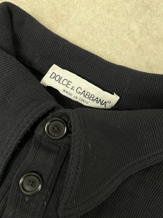2000s Dolce & Gabbana Black Polo Longsleeves AVuszTN 7