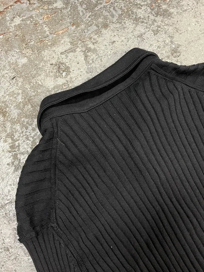 2000s Dolce & Gabbana Black Polo Longsleeves pufDNLl 6