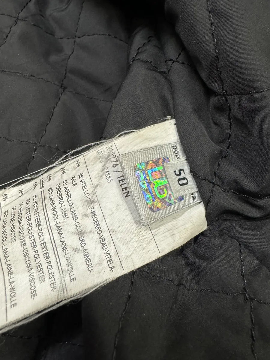 2000s Dolce & Gabbana Black Pony Hair Leather Jacket OtOogIC 7