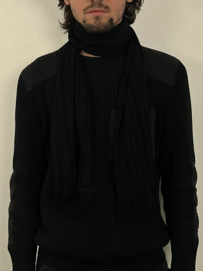 2000s Dolce & Gabbana Black Premium Scarf saBONUN 2