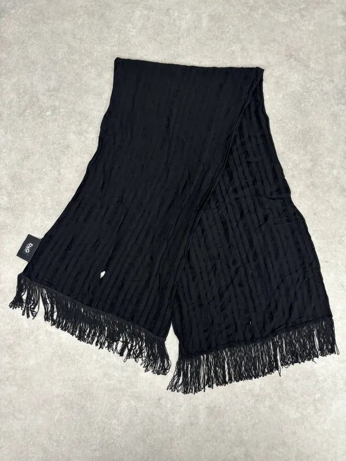 2000s Dolce & Gabbana Black Premium Scarf saBONUN 3