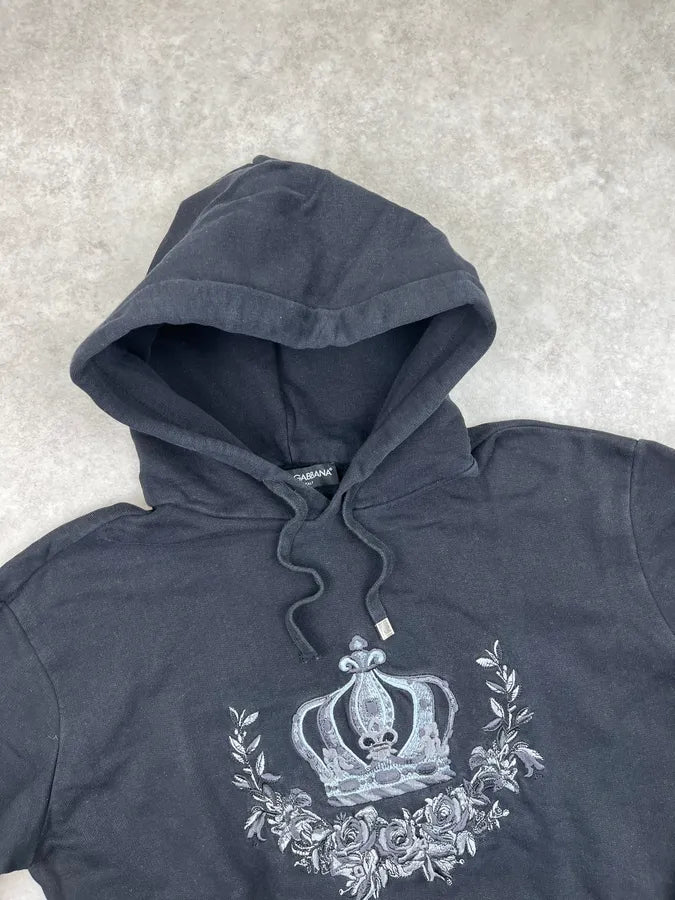 2010s Dolce & Gabbana Black Crown Hoodie TolzLaU 4