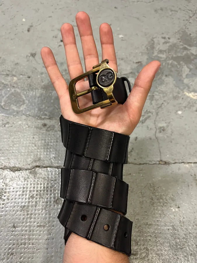 2000s Dolce & Gabbana Black Pure Minimalist Belt (OS) yJGqvbh 0