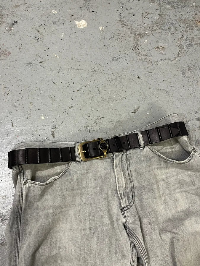 2000s Dolce & Gabbana Black Pure Minimalist Belt (OS) yJGqvbh 2