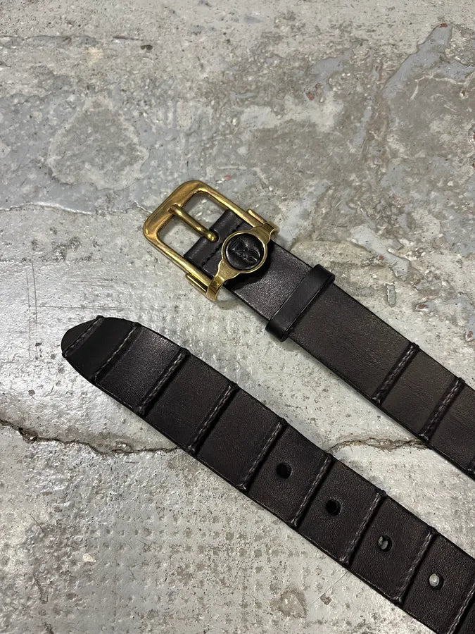 2000s Dolce & Gabbana Black Pure Minimalist Belt (OS) yJGqvbh 3
