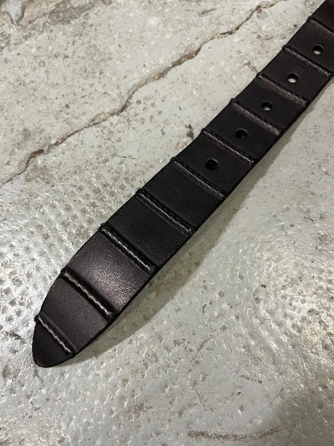 2000s Dolce & Gabbana Black Pure Minimalist Belt (OS) yJGqvbh 5