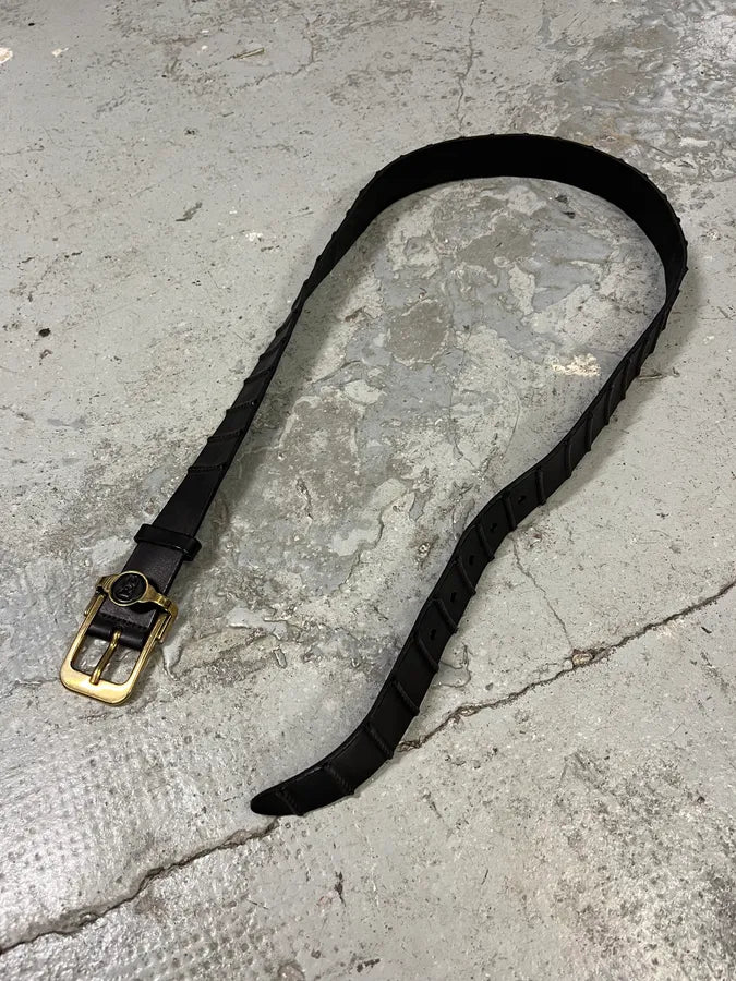 2000s Dolce & Gabbana Black Pure Minimalist Belt (OS) yJGqvbh 6