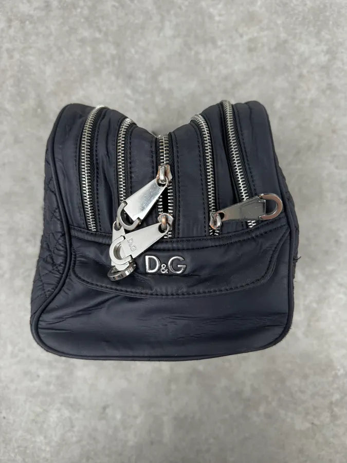 AW2010 Dolce & Gabbana Black Quilted Lily Glam Bag mmejFJz 7