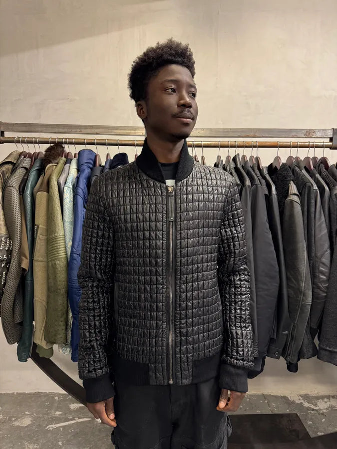 2000s Dolce & Gabbana Black Quilted Nylon Jacket KCeJVNf 1