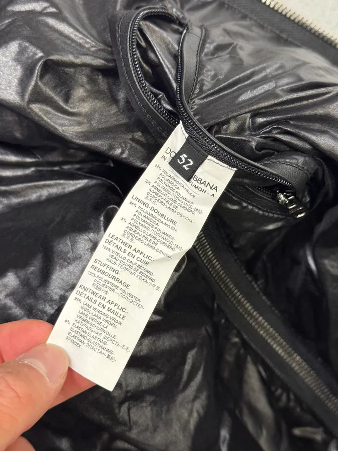 2000s Dolce & Gabbana Black Quilted Nylon Jacket KCeJVNf 7