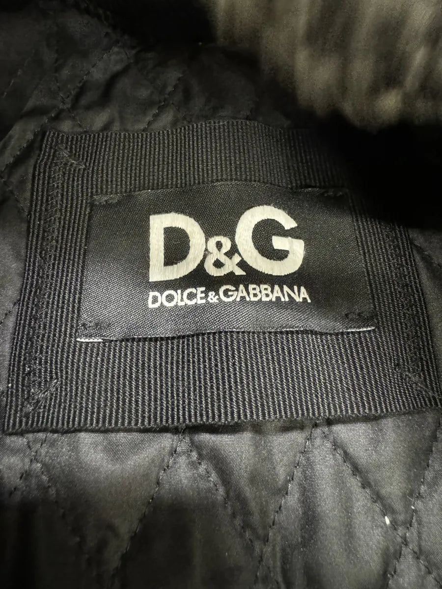 2000s Dolce & Gabbana Black Quilted Soft Jacket (M) HAipoAF 6