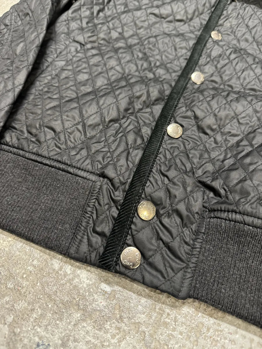 2000s Dolce & Gabbana Black Quilted Soft Jacket (M) HAipoAF 7