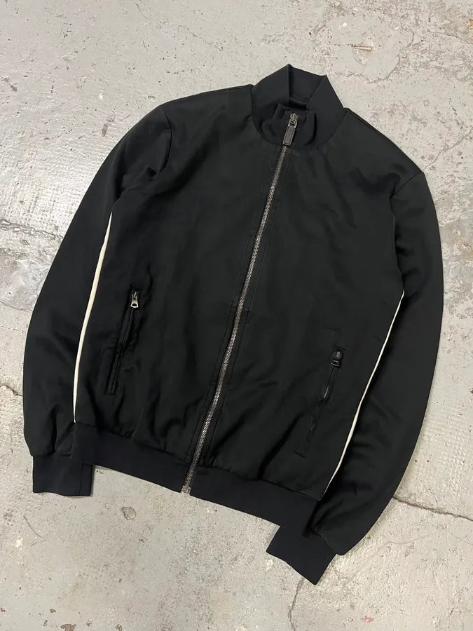 2000s Dolce & Gabbana Black Racer Zip-up Sweater uXuuXoH 3