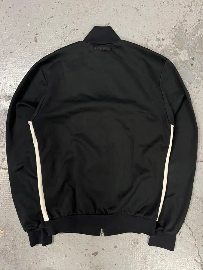 2000s Dolce & Gabbana Black Racer Zip-up Sweater uXuuXoH 5