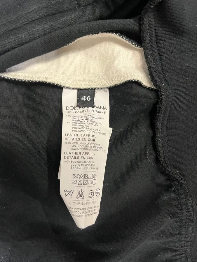 2000s Dolce & Gabbana Black Racer Zip-up Sweater uXuuXoH 8