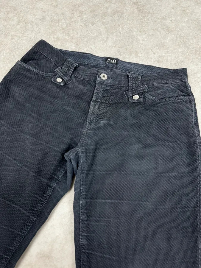 2000s Dolce & Gabbana Black Relaxed Pants KEiQogO 5