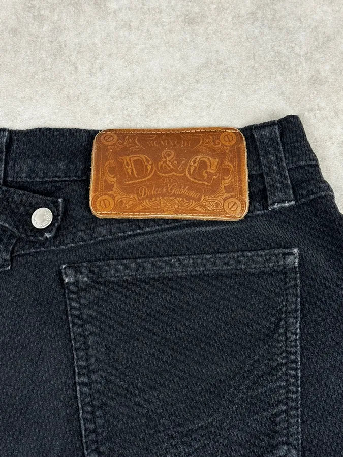 2000s Dolce & Gabbana Black Relaxed Pants KEiQogO 8