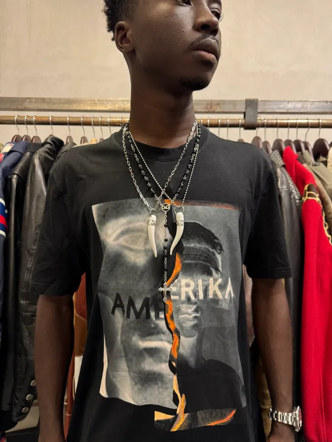 2000s Dolce & Gabbana Black Rosary Cross Necklace GOhGfNv 1