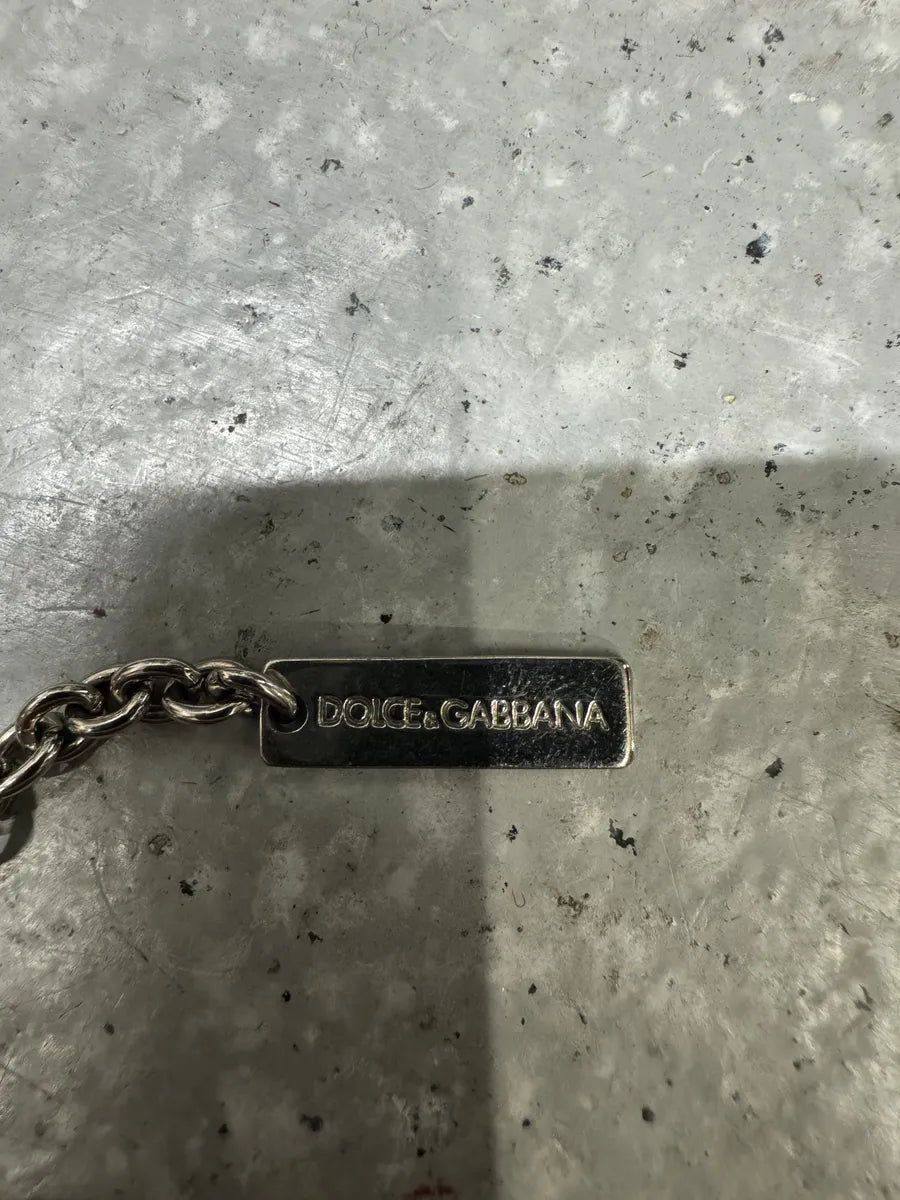 2000s Dolce & Gabbana Black Rosary Necklace (OS) 4