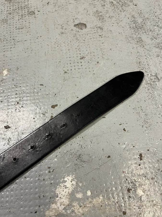 2000s Dolce & Gabbana Black Royal Baroque Leather Belt ZQczVJj 4