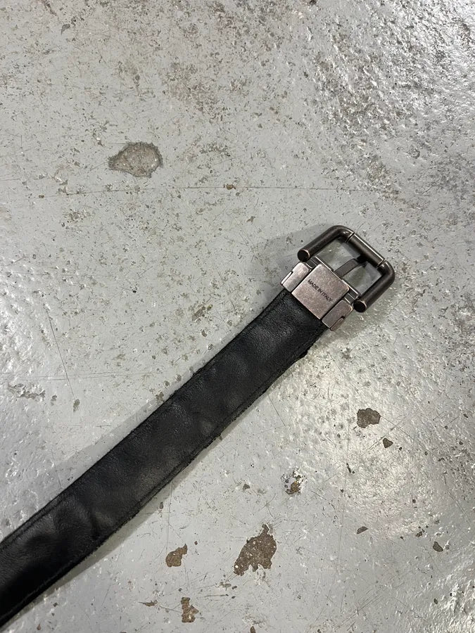 2000s Dolce & Gabbana Black Royal Embroidered Leather Belt ktCjcdF 6