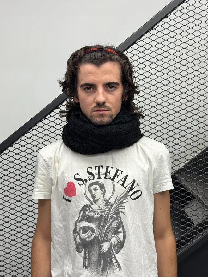 2000s Dolce & Gabbana Black Wool Scarf  DYoOWLK 2