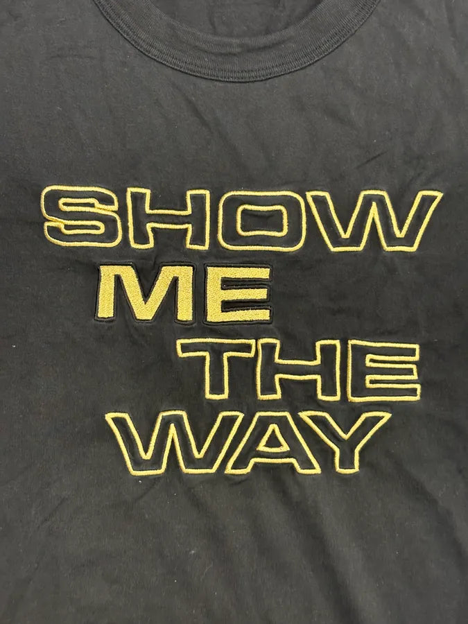 2000s Dolce & Gabbana Black Show Me The Way T-Shirt MOlHGXw 6