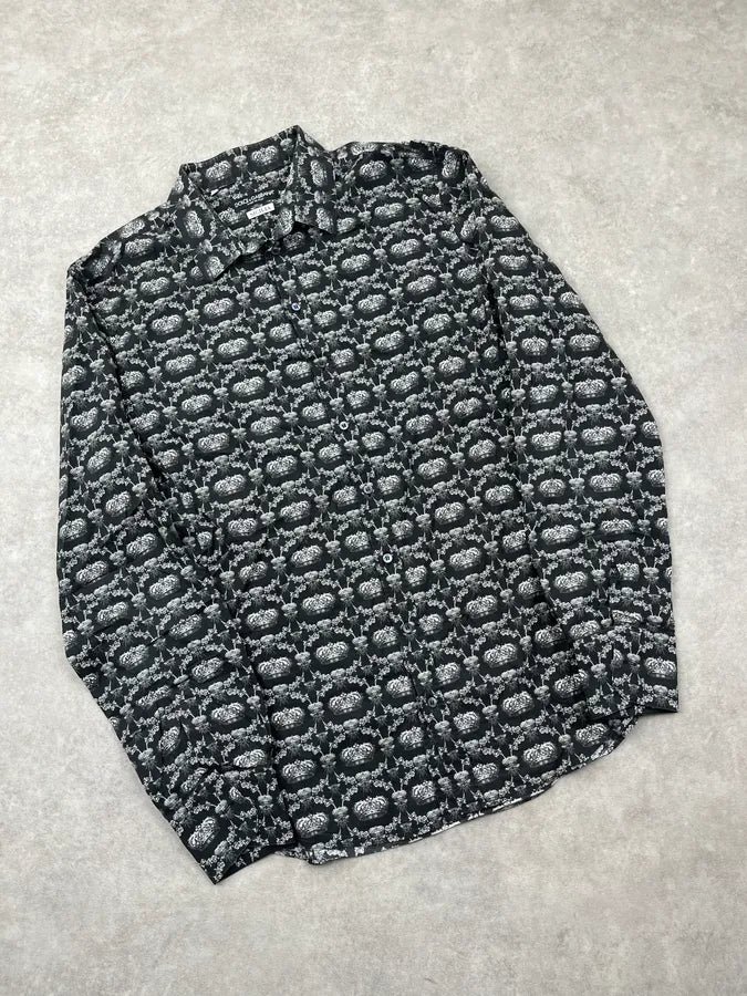 2010s Dolce & Gabbana Black Sicilia Crown Shirt gSlpjxu 3
