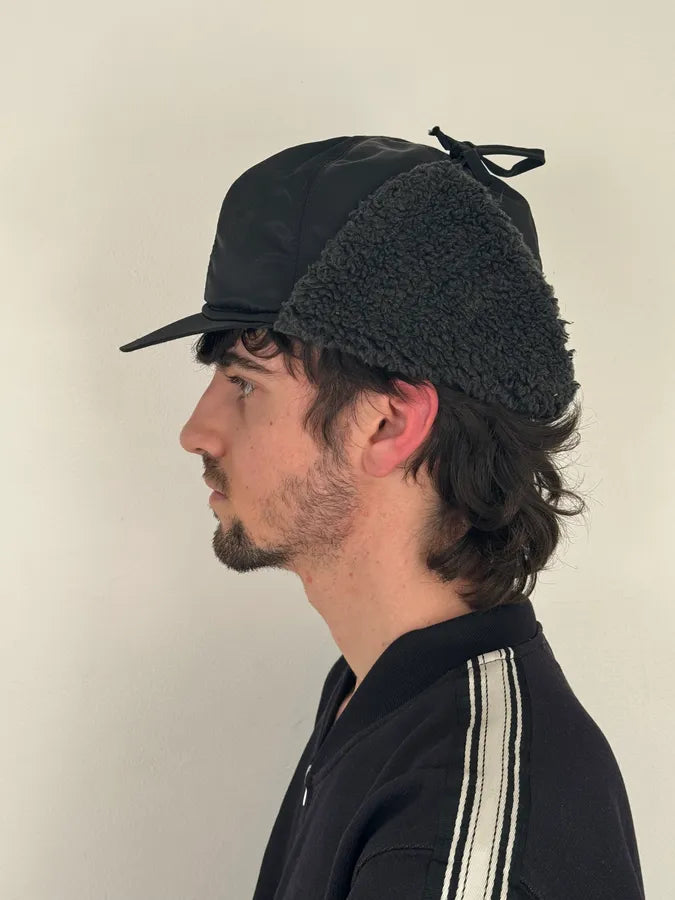 2000s Dolce & Gabbana Black Snow Cap Trapper Chapka zVTDvmK 3