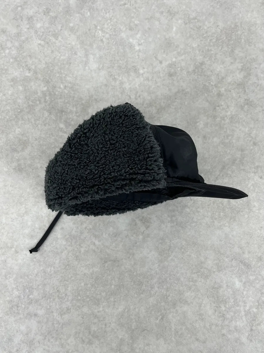 2000s Dolce & Gabbana Black Snow Cap Trapper Chapka zVTDvmK 5