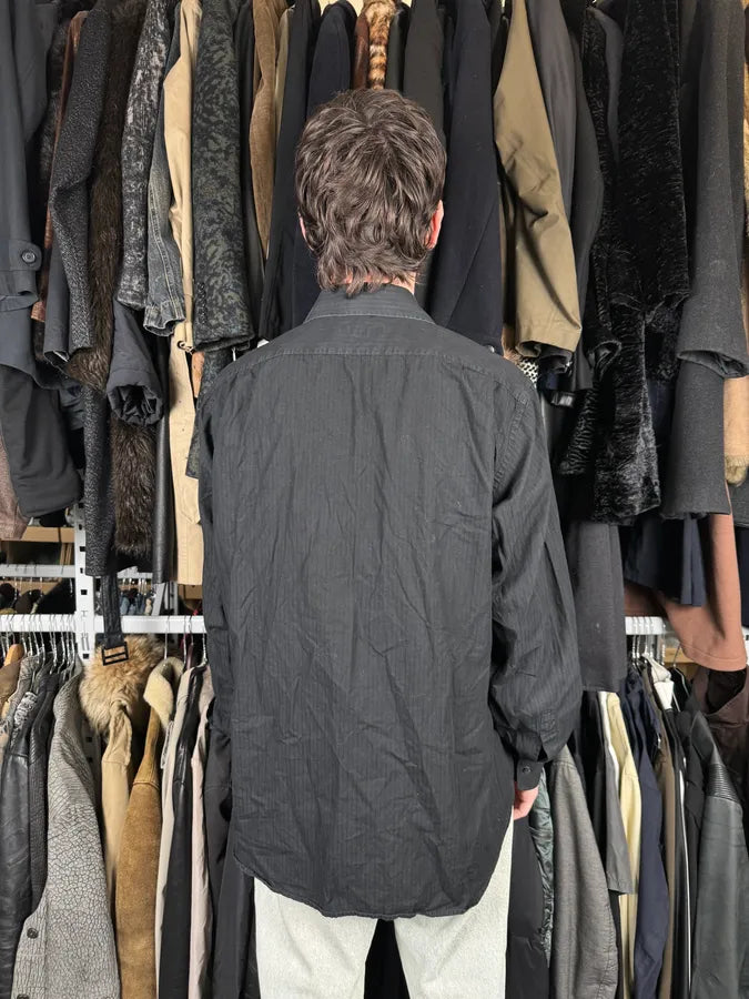 2000s Dolce & Gabbana Black Striped Classic Shirt  DRGEAJq 2