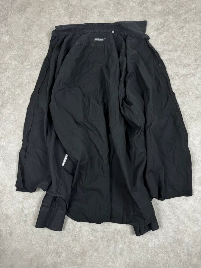 2000s Dolce & Gabbana Black Striped Classic Shirt  DRGEAJq 8