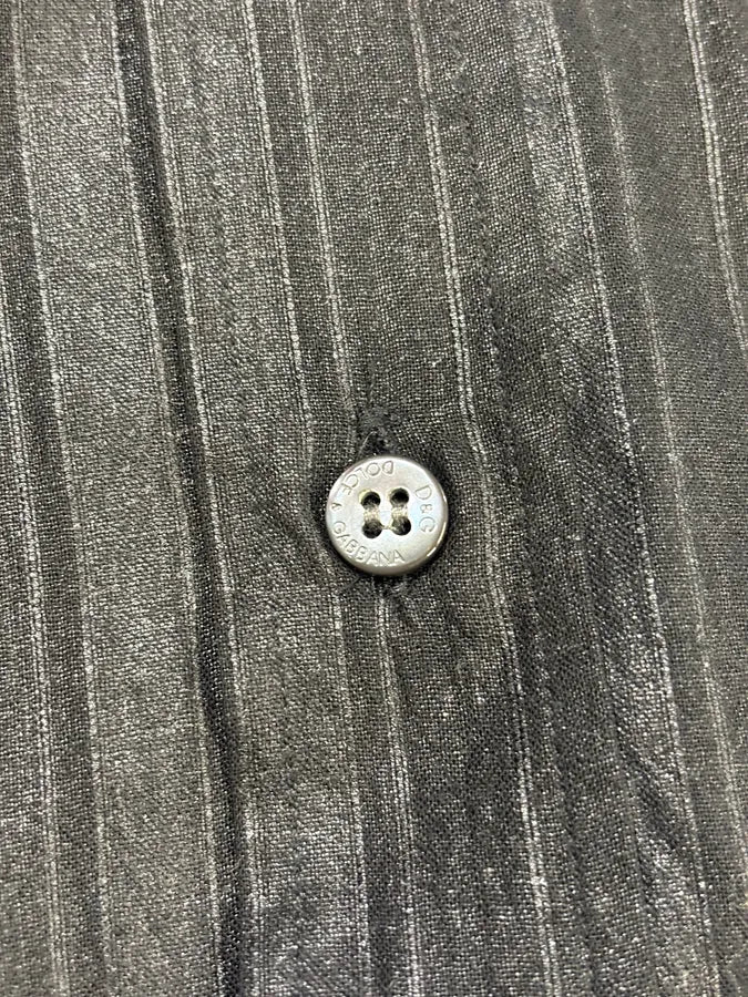 2000s Dolce & Gabbana Black Stripes Shirt grDteGK 6