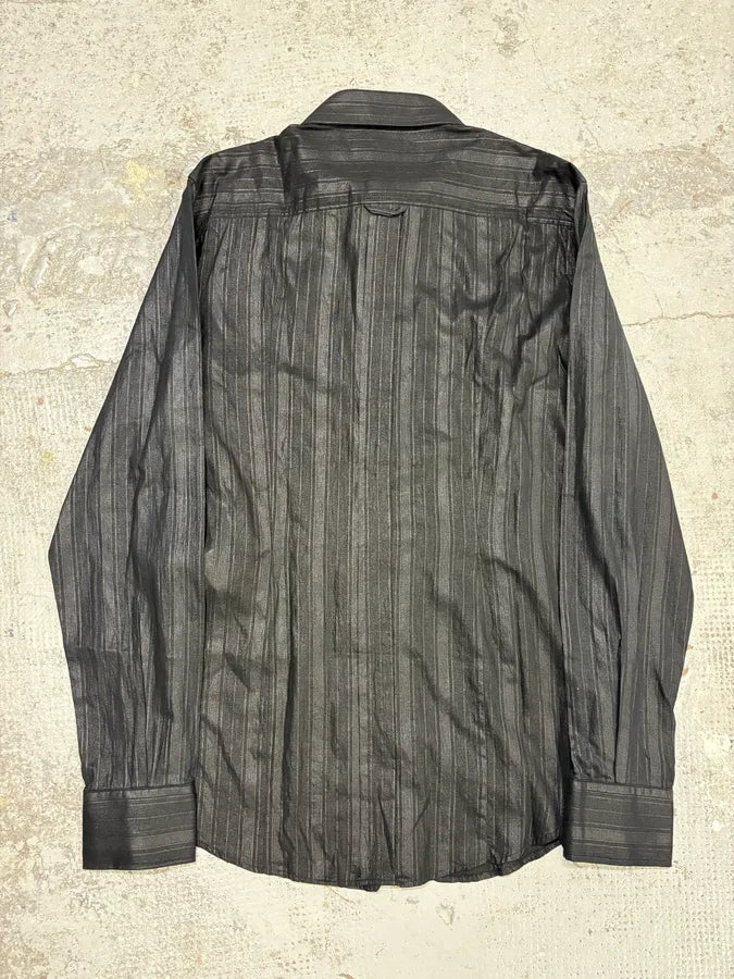 2000s Dolce & Gabbana Black Stripes Shirt grDteGK 5