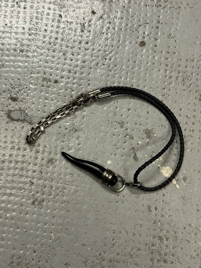 2000s Dolce & Gabbana Black Tooth Necklace MRpswWw 2