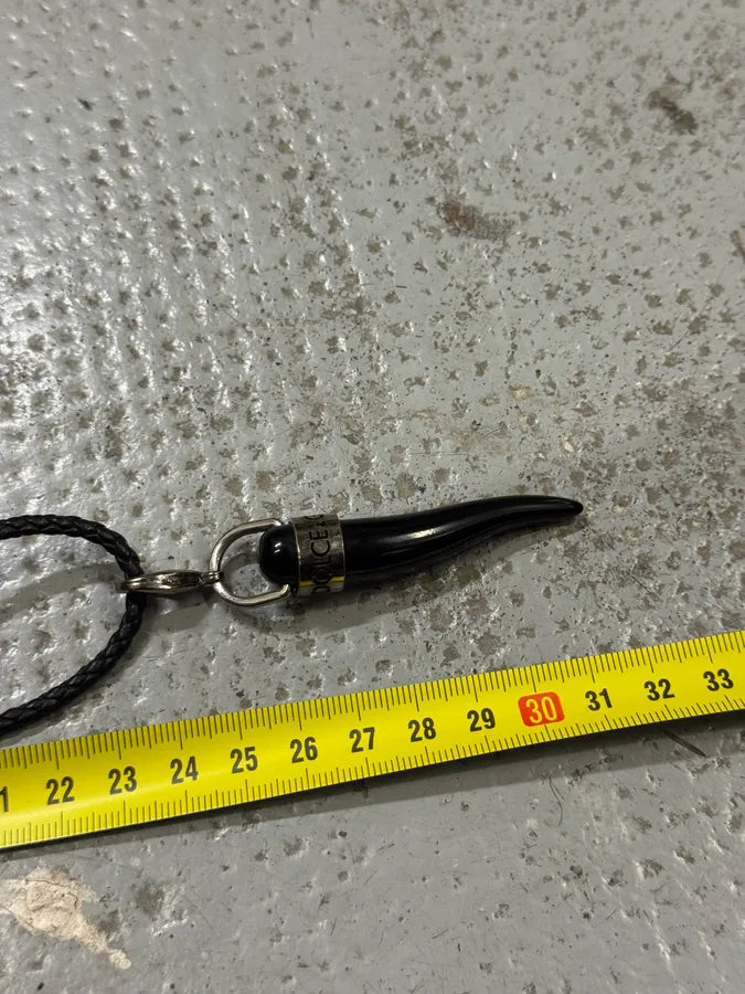 2000s Dolce & Gabbana Black Tooth Necklace MRpswWw 4