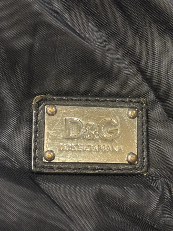 2000s Dolce & Gabbana Black Utility Shoulder Bag ybKCvls 7