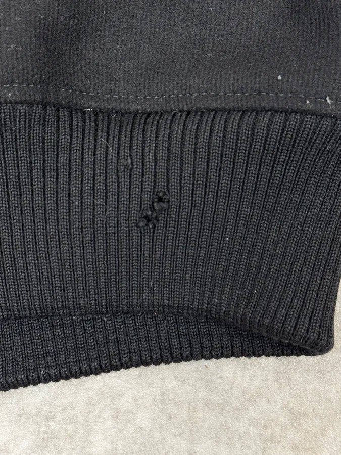 AW2003 Dolce & Gabbana Black Wool Bomber Jacket VDfMAEQ 8