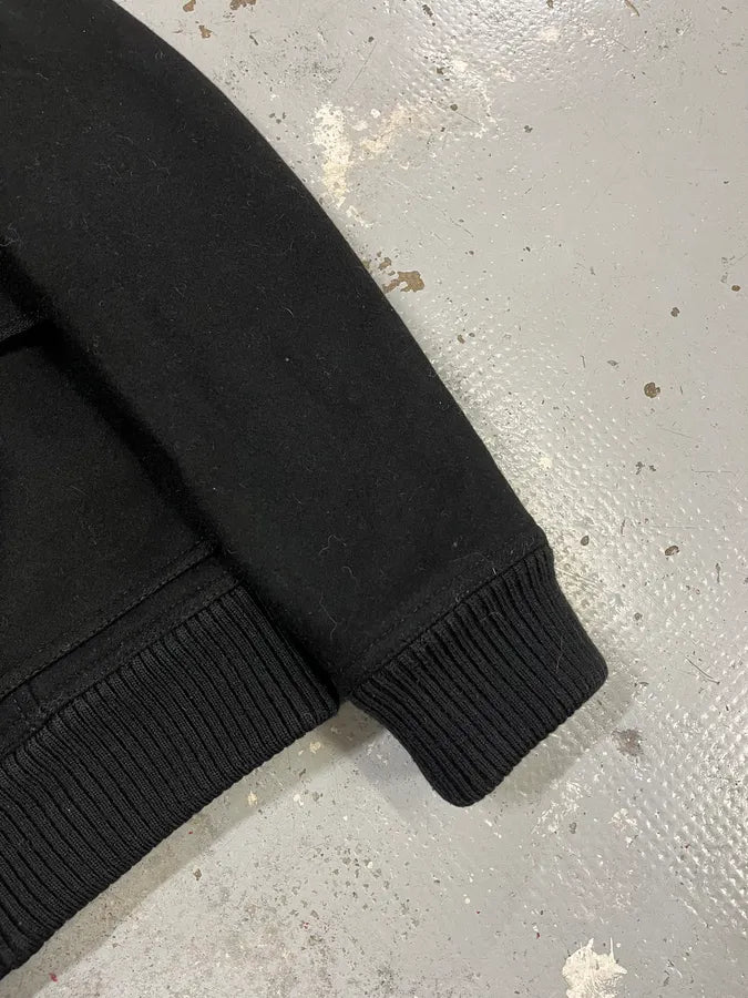 2000s Dolce & Gabbana Black Wool Caban Pea Coat hooVWAC 8
